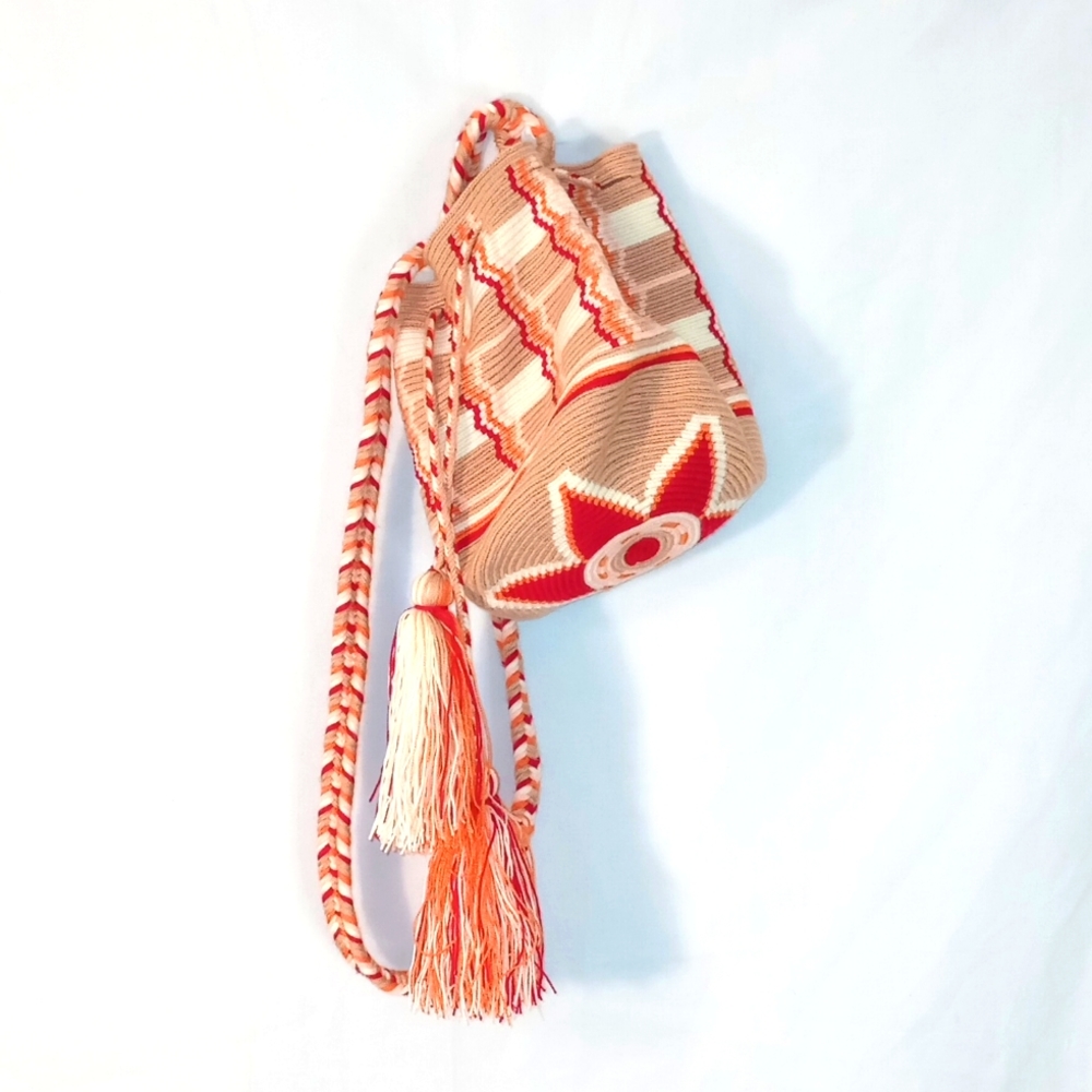 Artisanal Wayuu Mochila Woven Bag Crossbody Purse